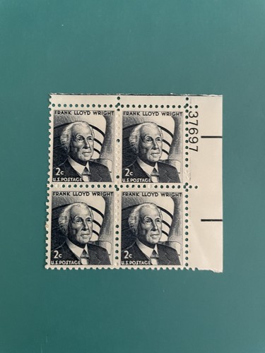 Stamp plate block - us, 2